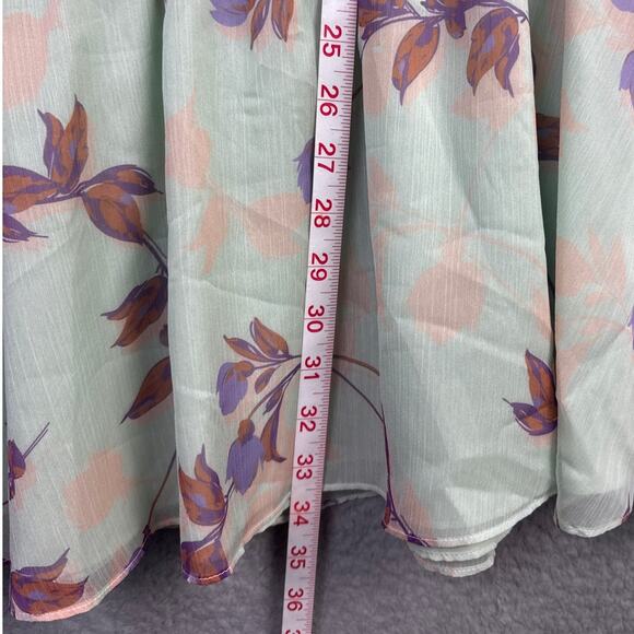 Amanda Uprichard Belle Kimme Dress Monte Carlo Floral Size S Ruched Waist NWOT - Picture 7 of 9